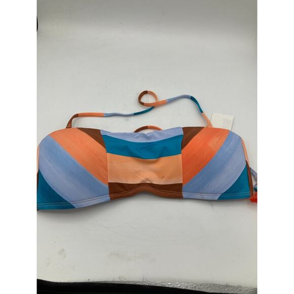 Lucky Brand Other - LUCKY BRAND Women's Bandeau Hipster Bikini Swimsuit Top sz M Medium